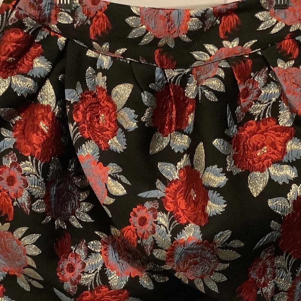 Lover+ Friends | NWT Ramsey Mini Brocade Sz S Dark Floral Romantic Feminine - Picture 6 of 8